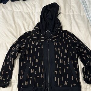 Chic Black and Gray NAYA Hoodie